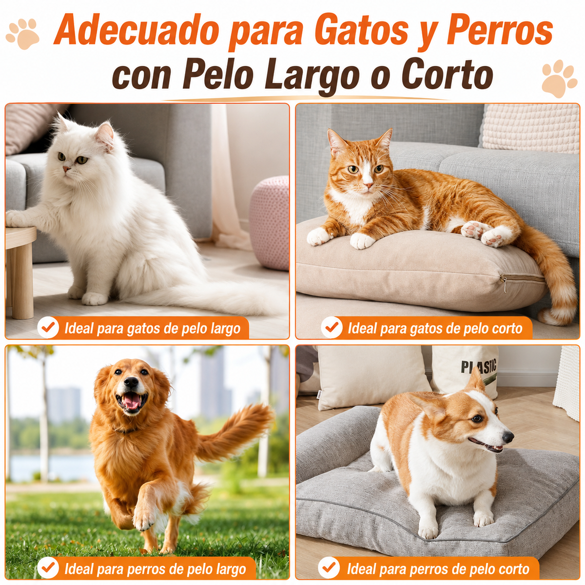 Cepillo de Vapor Premium para Mascotas