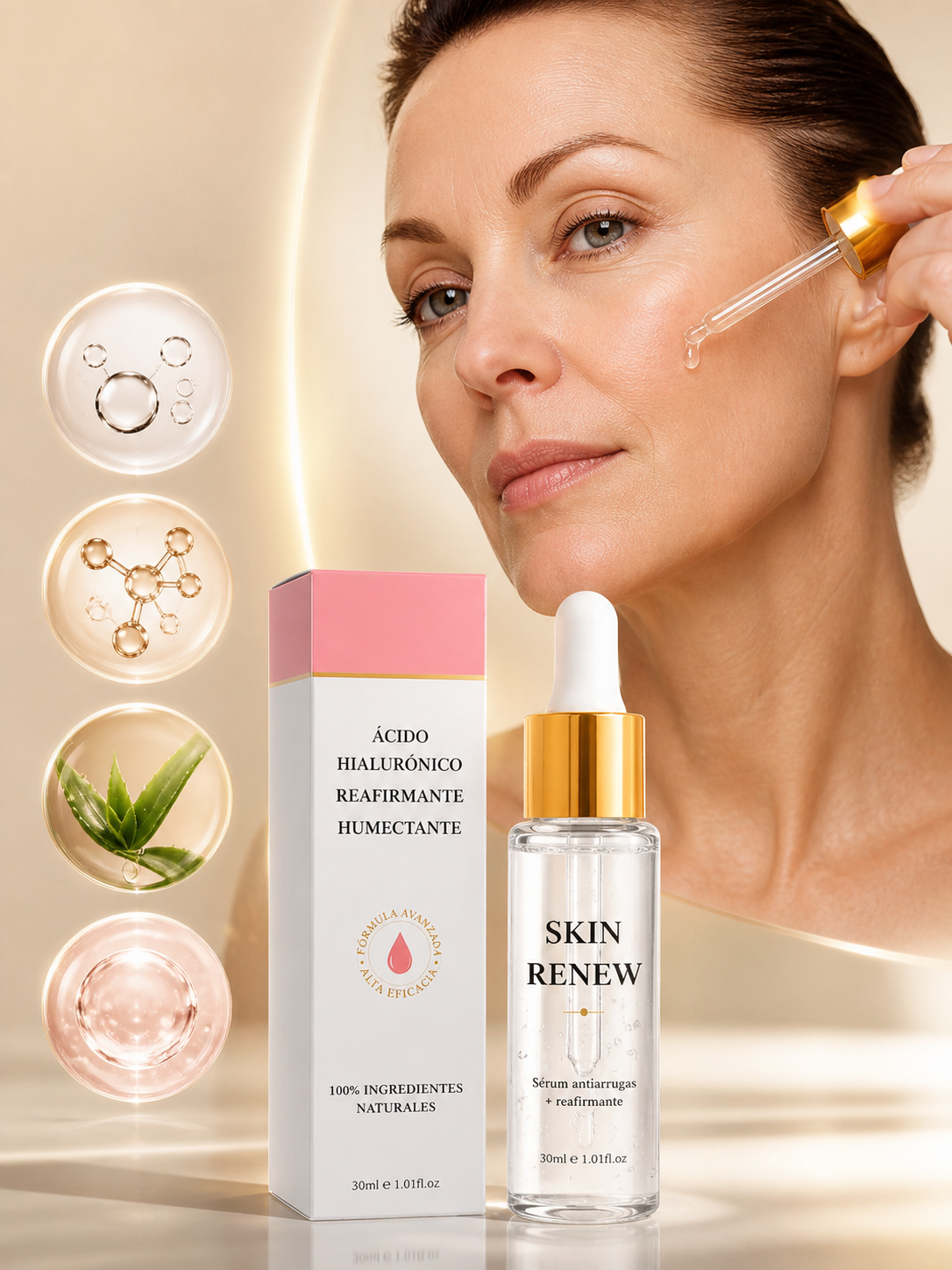 SERUM ANTIARRUGAS Y REAFIRMANTE ANTI-EDAD